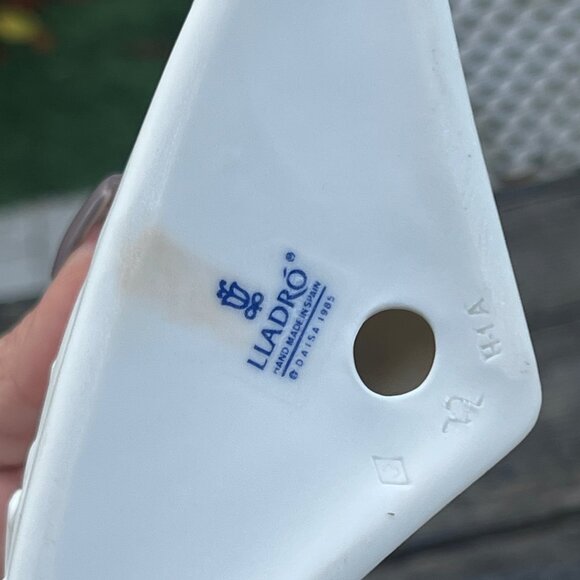 Vintage Lladro 1985 Plaque Collectors Society Signed Don Quixote Shell Bisque - Picture 7 of 10